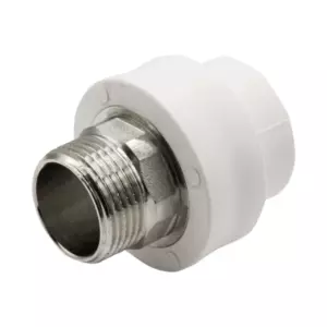 Муфта комб. нар 32&times;1&rsquo;&rsquo; под ключ EVER<sup class="reg">&reg;</sup> plastБЕЛЫЙ (Россия)