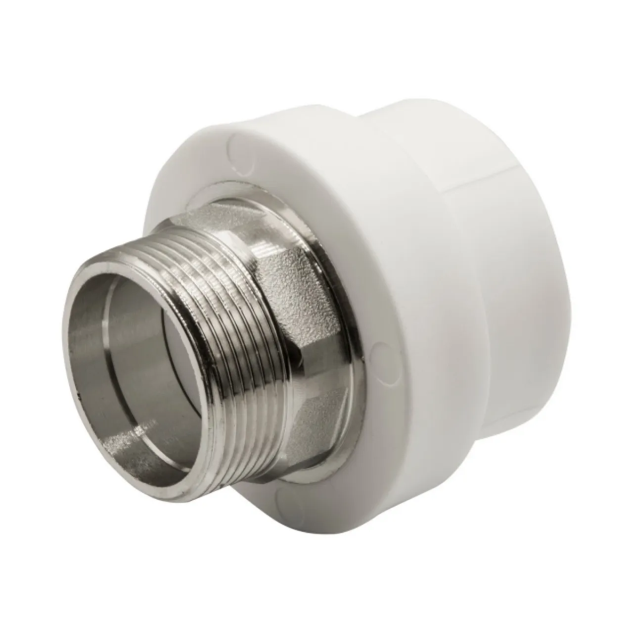 Муфта комб. нар 50&times;1 1/2&rsquo;&rsquo; под ключ EVER<sup class="reg">&reg;</sup> plast БЕЛЫЙ (Россия)