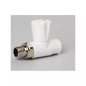 Кран американка шар 25-3/4&Prime; прямой PP-R БЕЛЫЙ
