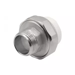 Муфта комб. разъемная, нар 25&times;3/4&rsquo;&rsquo; EVER<sup class="reg">&reg;</sup> plast БЕЛЫЙ (Россия)