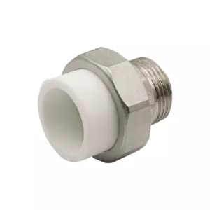 Муфта комб. разъемная, нар 32&times;1&rsquo;&rsquo; EVER<sup class="reg">&reg;</sup> plast БЕЛЫЙ (Россия)