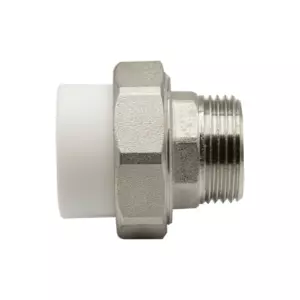 Муфта комб. разъемная, нар 32&times;1&rsquo;&rsquo; EVER<sup class="reg">&reg;</sup> plast БЕЛЫЙ (Россия)