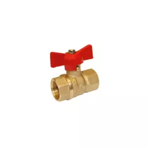 Кран шаровой 1/2&rsquo;&rsquo; вн/вн бабочка 11б27п1 Стандарт 230&nbsp;ГАЛЛОП/PN 40