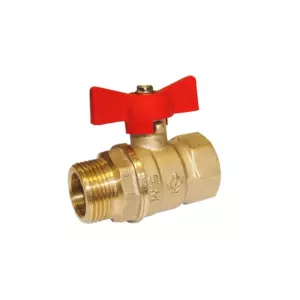 Кран шаровой 1/2&rsquo;&rsquo; вн/нар бабочка 11б27п1 Стандарт 231&nbsp;ГАЛЛОП/ PN40