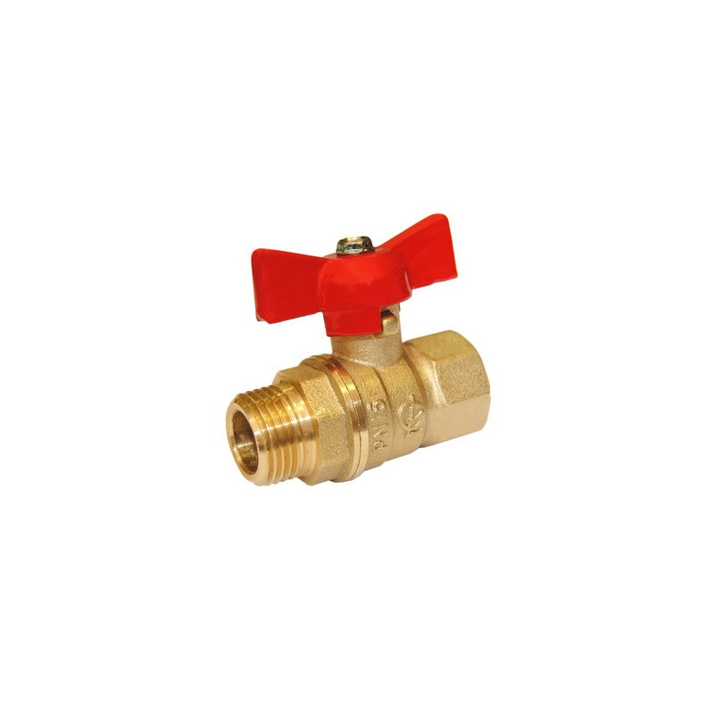 Кран шаровой 3/4&rsquo;&rsquo; вн/нар бабочка 11б27п1 Стандарт 231&nbsp;ГАЛЛОП/ PN40