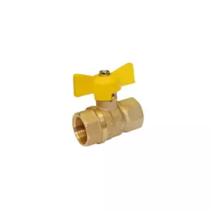 Кран газ шаровой 1/2&rsquo;&rsquo; вн/вн бабочка 11б27п Стандарт 230&nbsp;ГАЛЛОП/ PN40