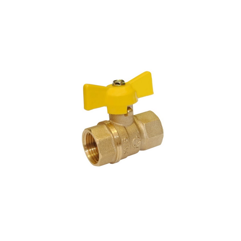 Кран газ шаровой 1/2&rsquo;&rsquo; вн/вн бабочка 11б27п Стандарт 230&nbsp;ГАЛЛОП/ PN40