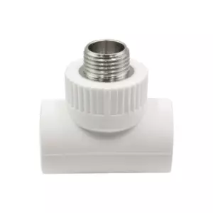 Тройник комб. нар 25&times;1/2&rsquo;&rsquo;х25&nbsp;EVER<sup class="reg">&reg;</sup> plast БЕЛЫЙ (Россия)