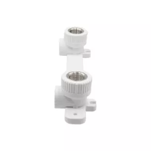 Уголок комб.&nbsp;вн&nbsp;20&times;1/2&rsquo;&rsquo; с&nbsp;креплением двойной EVER<sup class="reg">&reg;</sup> plast БЕЛЫЙ (Россия)