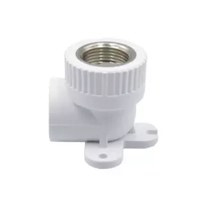 Уголок комб.&nbsp;вн&nbsp;25&times;3/4&rsquo;&rsquo; с&nbsp;креплением EVER<sup class="reg">&reg;</sup> plast БЕЛЫЙ (Россия)