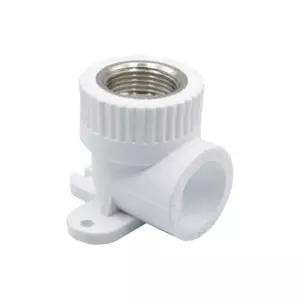 Уголок комб.&nbsp;вн&nbsp;25&times;3/4&rsquo;&rsquo; с&nbsp;креплением EVER<sup class="reg">&reg;</sup> plast БЕЛЫЙ (Россия)