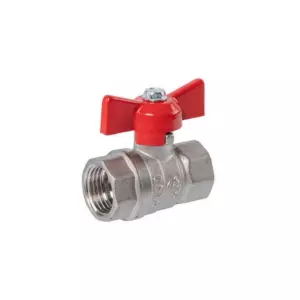 Кран шаровой 1/2&rsquo;&rsquo; вн/вн бабочка 11б27п1 Стандарт 230&nbsp;ГАЛЛОП никель PN40