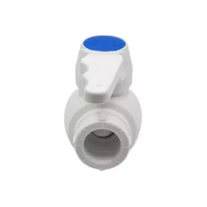 Кран шар 20&nbsp;ручка PP-R EVER<sup class="reg">&reg;</sup> plast БЕЛЫЙ (Россия)