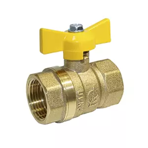 Кран газ шаровой 3/4&rsquo;&rsquo; вн/вн бабочка 11б27п Стандарт 230&nbsp;ГАЛЛОП/ PN40