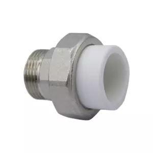 Муфта комб. разъемная, нар 32&times;1&rsquo;&rsquo; EVER<sup class="reg">&reg;</sup> plast БЕЛЫЙ (Россия) УСИЛЕННАЯ